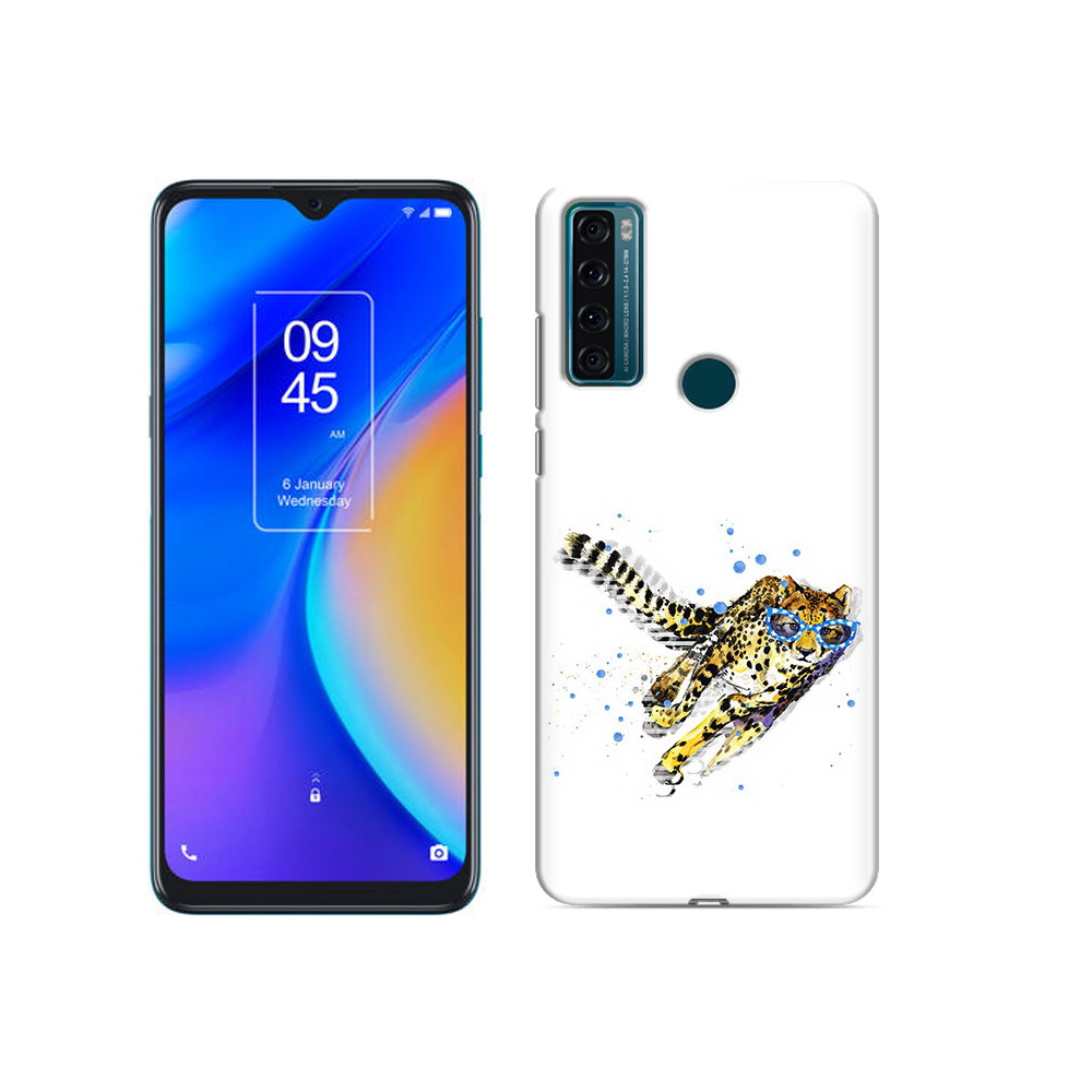 

Чехол MyPads Tocco для TCL 20 SE гепард в очках, Прозрачный, Tocco