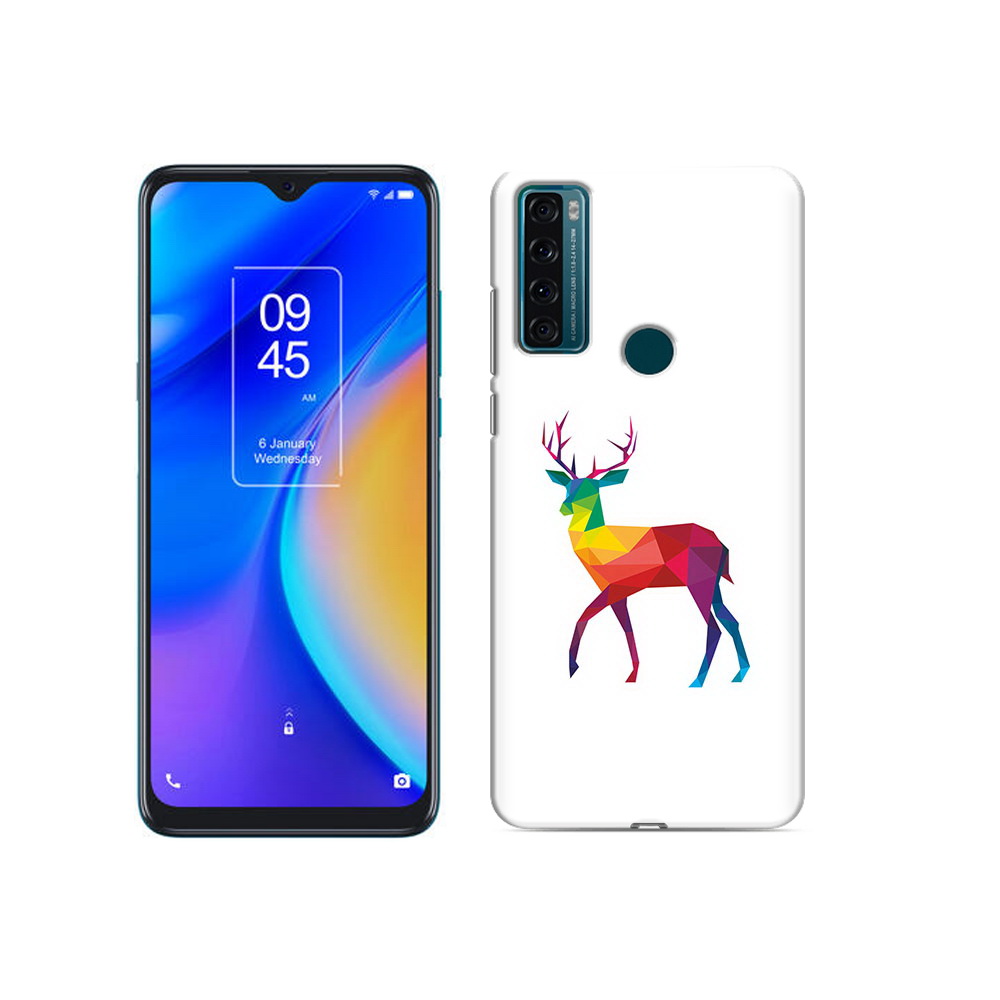 

Чехол MyPads Tocco для TCL 20 SE геометрический олень, Прозрачный, Tocco
