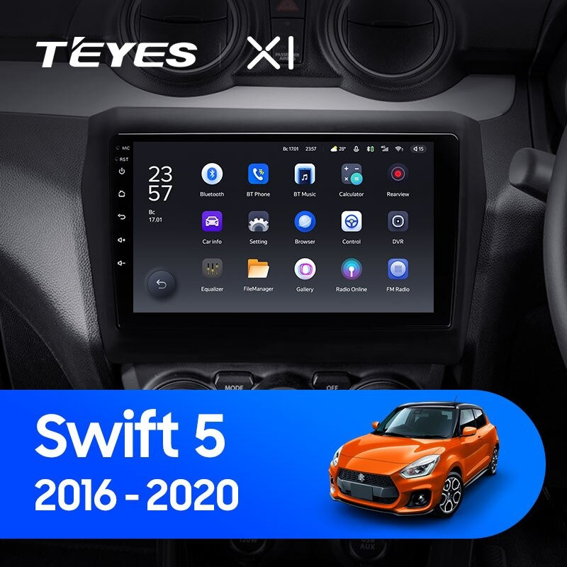 Штатная магнитола Teyes X1 4G 232 Suzuki Swift 5 2016-2020 2550000₽