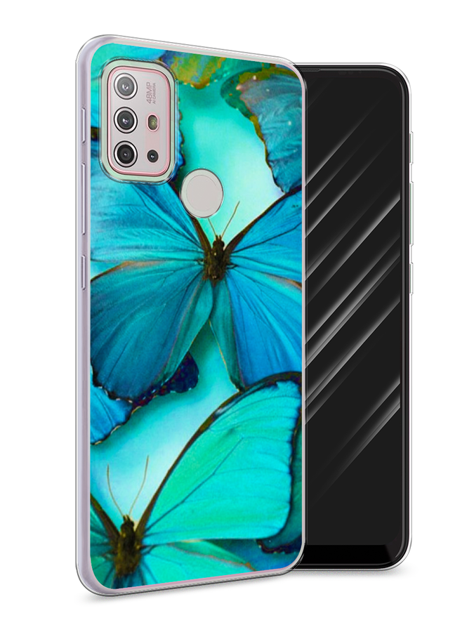 

Чехол Awog на Lenovo K13 Note / Леново K13 Note "Неоновые бабочки", Синий;белый, 112950-4