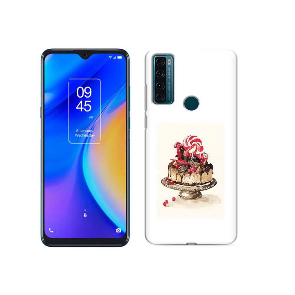 

Чехол MyPads Tocco для TCL 20 SE вкусный торт, Прозрачный, Tocco