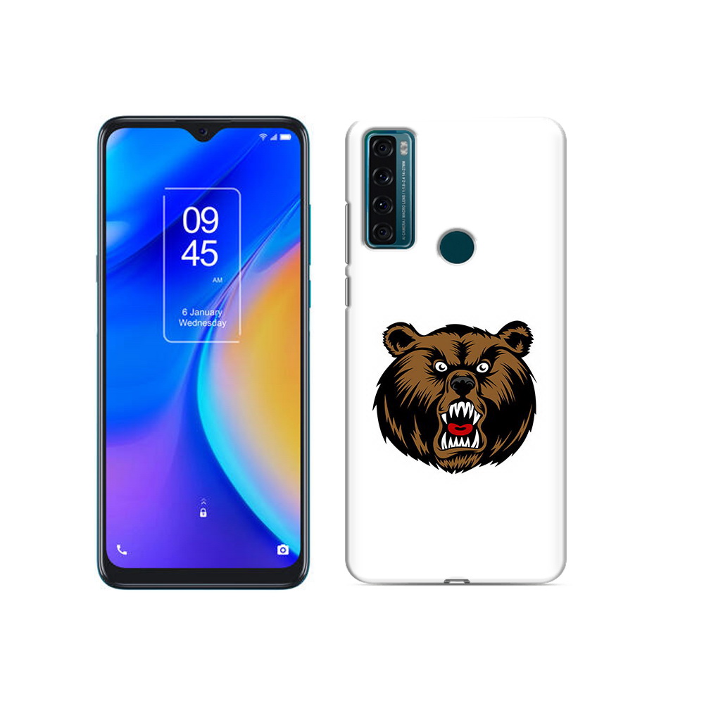 

Чехол MyPads Tocco для TCL 20 SE бурый, Прозрачный, Tocco