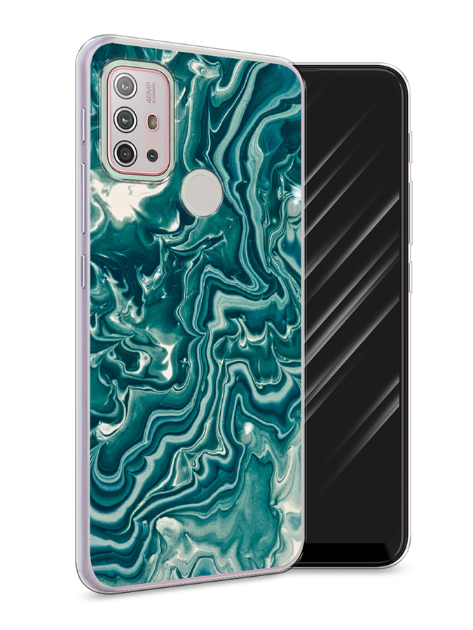 

Чехол Awog на Lenovo K13 Note / Леново K13 Note "Минералы 4", Голубой, 112950-3