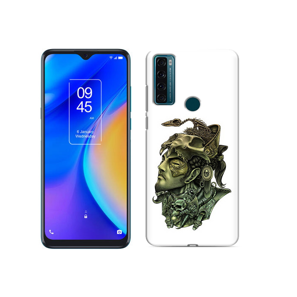 

Чехол MyPads Tocco для TCL 20 SE бронзовый воин, Прозрачный, Tocco