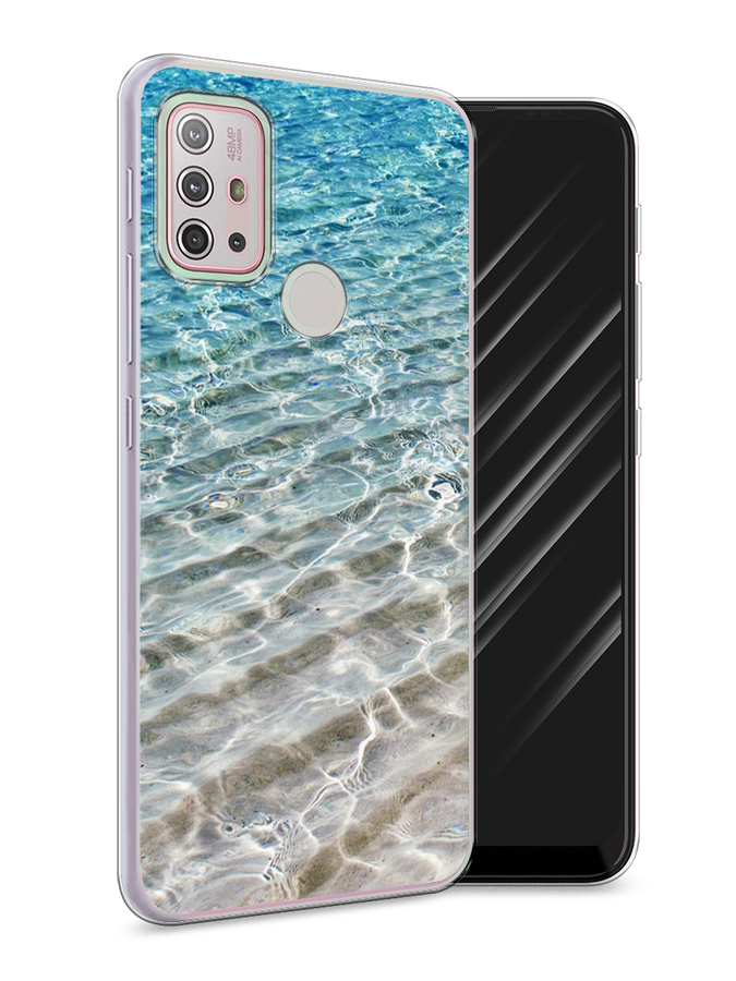 

Чехол Awog на Lenovo K13 Note / Леново K13 Note "Волны 10", Голубой, 112950-4