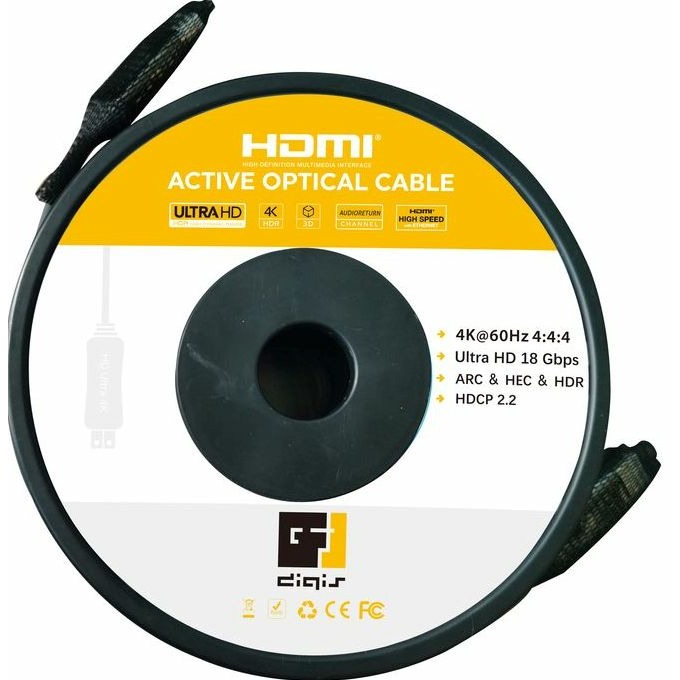 Кабель HDMI - HDMI оптоволоконные Digis DSM-CH7-AOC 70m 20393₽