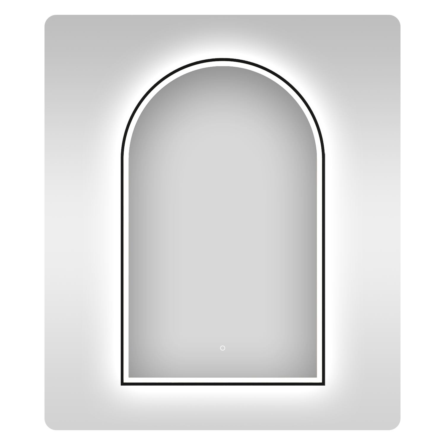 фото Влагостойкое зеркало с подсветкой для ванной wellsee 7 rays' spectrum 172201730, 50х80 см