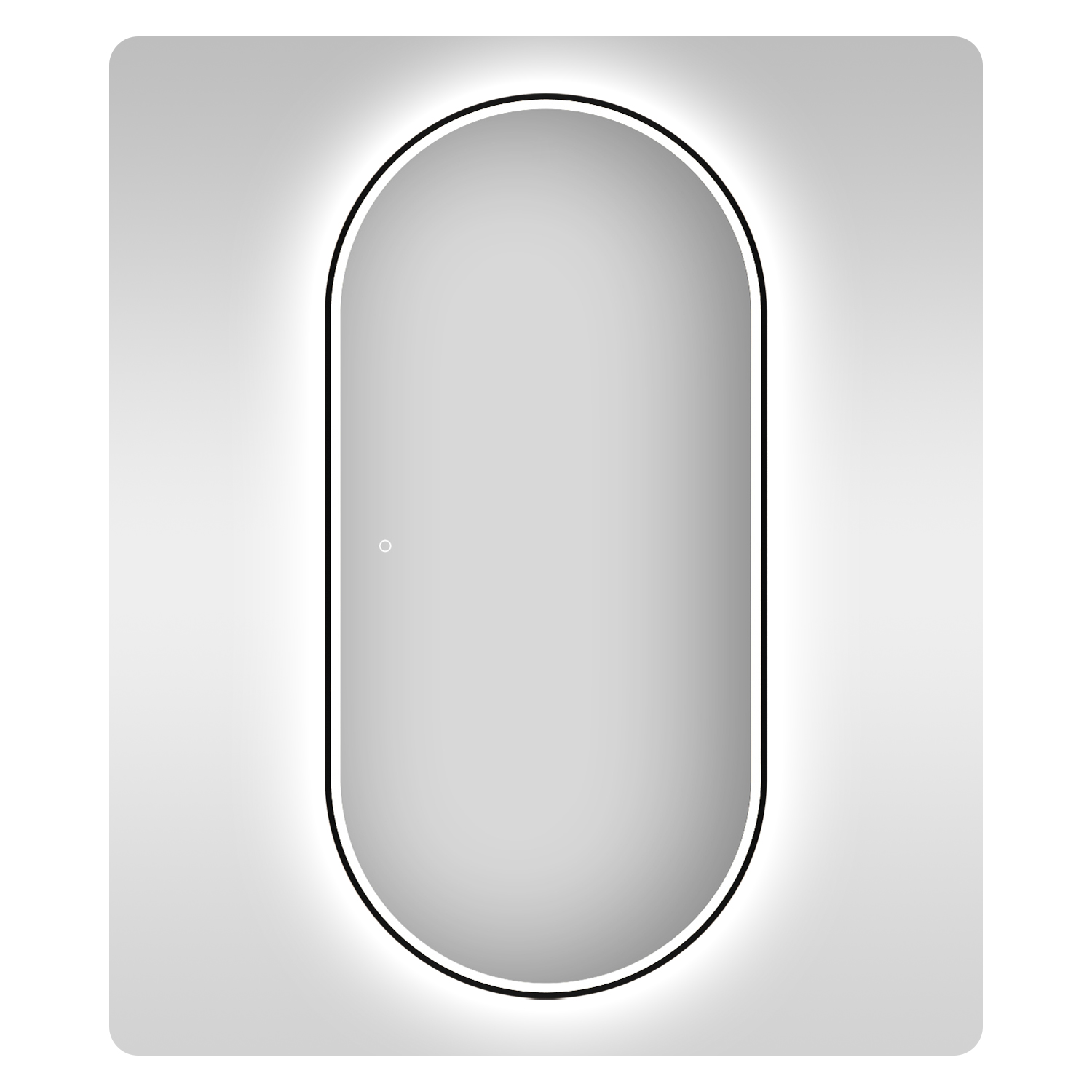 Влагостойкое зеркало с подсветкой для ванной Wellsee 7 Rays' Spectrum 172201640, 60х120 см