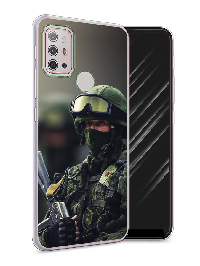 

Чехол Awog на Lenovo K13 Note / Леново K13 Note "Солдат", Зеленый;серый, 112950-5