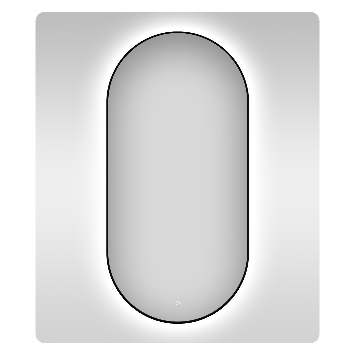 Влагостойкое зеркало с подсветкой для ванной Wellsee 7 Rays' Spectrum 172201520, 50х90 см