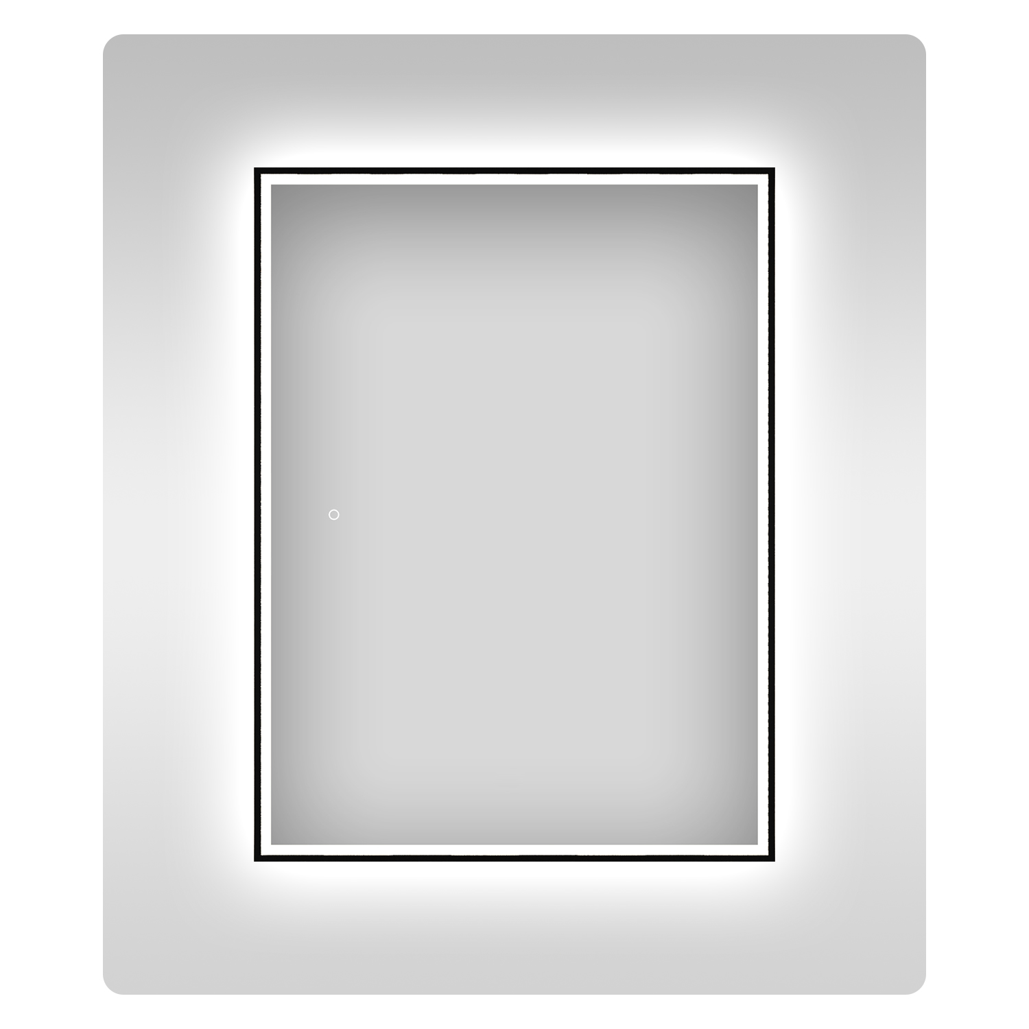 Влагостойкое зеркало с подсветкой для ванной Wellsee 7 Rays' Spectrum 172201340, 70х100 см