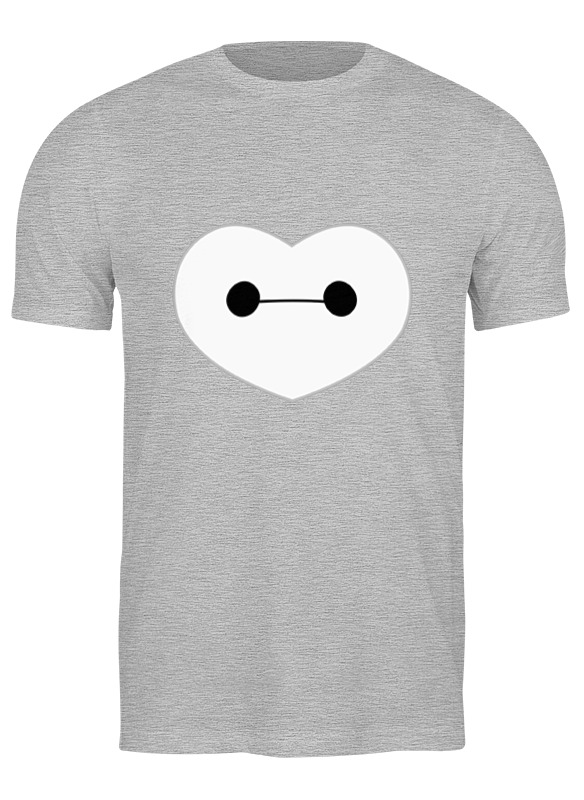 

Футболка женская Printio I love baymax (big hero 6) серая S, Серый, I love baymax (big hero 6)