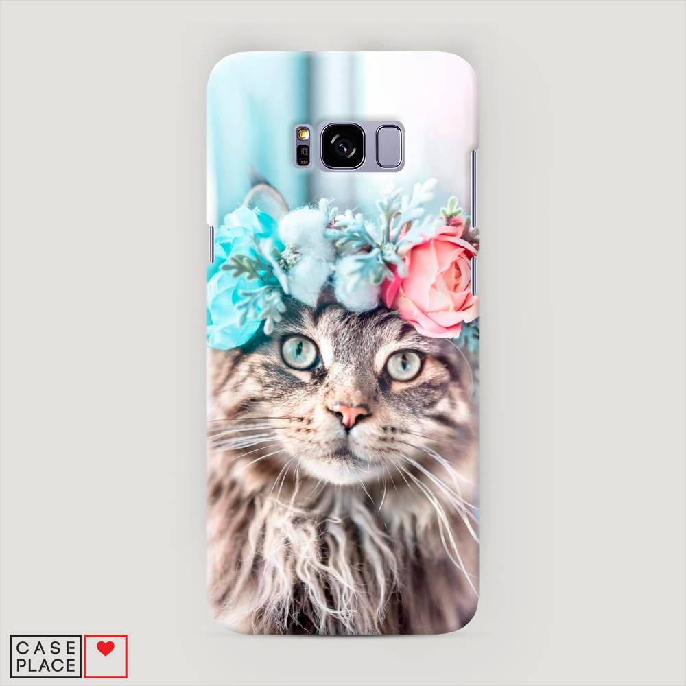 

Чехол Awog "Кот в венке" для Samsung Galaxy S8 +, 24820-1