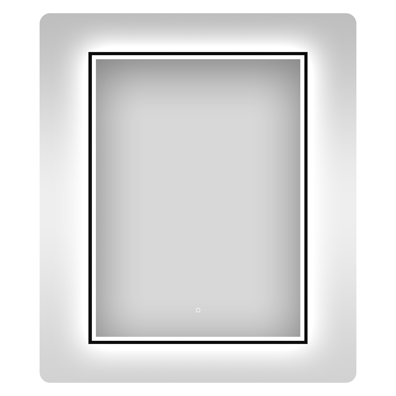 Влагостойкое зеркало с подсветкой для ванной Wellsee 7 Rays' Spectrum 172201260, 60х75 см