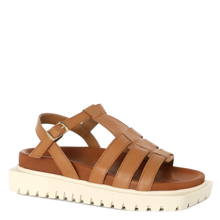 

Сандалии женские Tendance R02 коричневые 40 EU, Коричневый, R02
