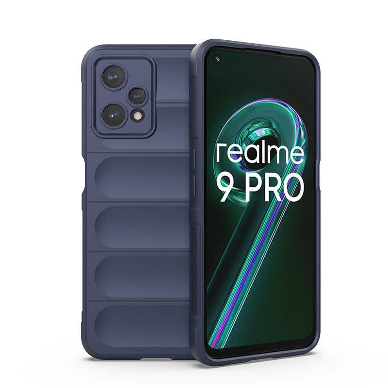 Чехол Flexible Case для Realme 9 Pro+ (синий)