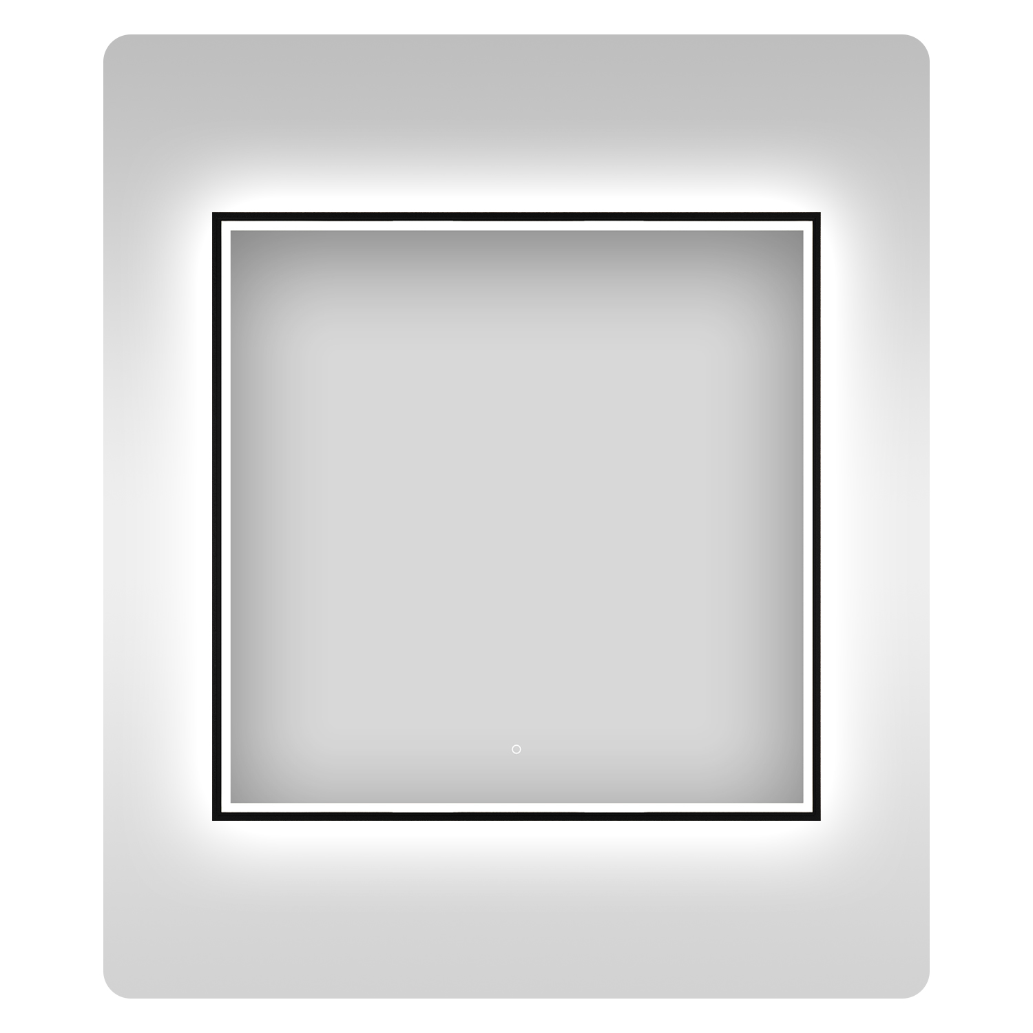 фото Влагостойкое зеркало с подсветкой для ванной wellsee 7 rays' spectrum 172200400, 50х50 см