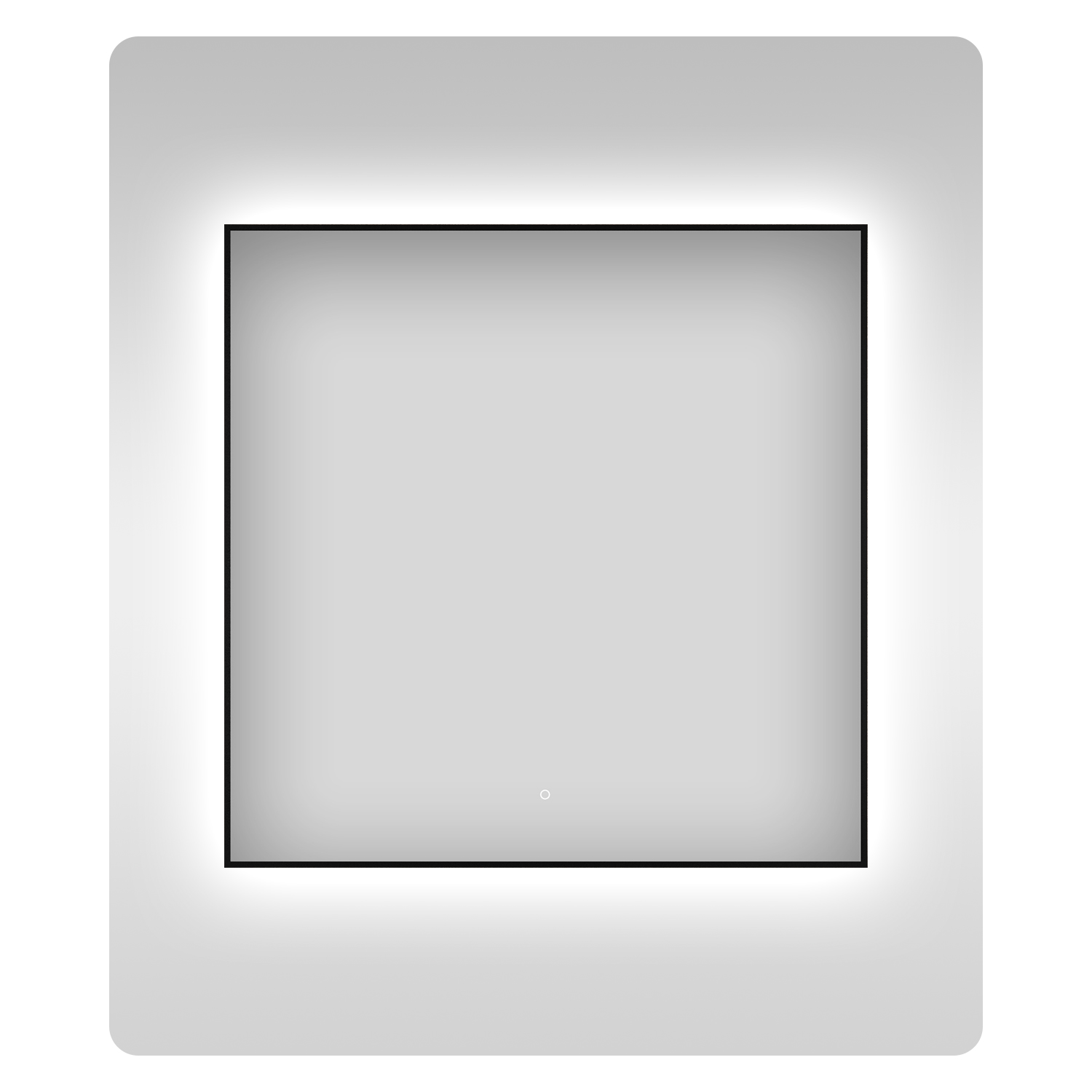 Влагостойкое зеркало с подсветкой для ванной Wellsee 7 Rays' Spectrum 172200380, 75х75 см