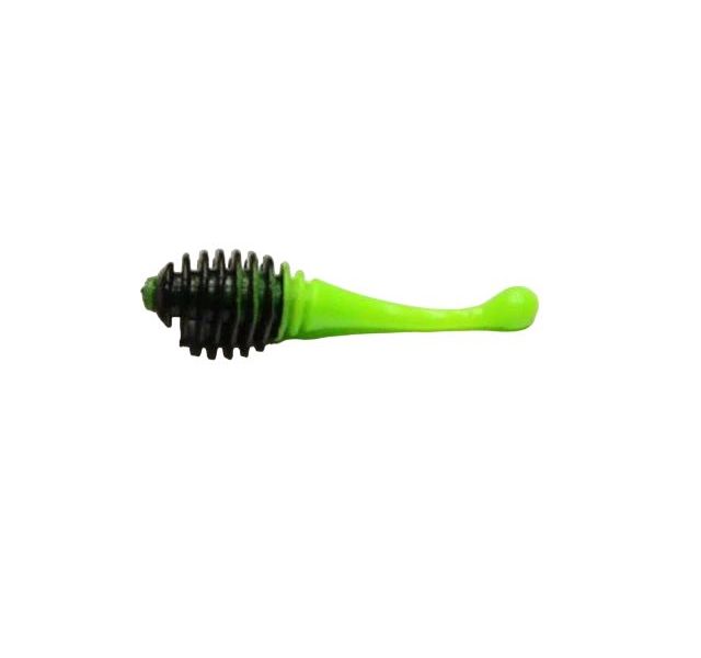 

Milmax Приманка силиконовая (мягкая) MILMAX Сластунец икра (млси-1812-2 / 2" / 012), Черный;зеленый