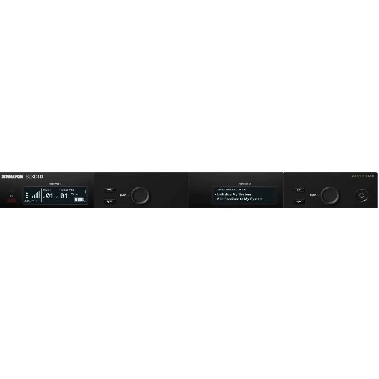 

Приемник для радиосистемы универсальный Shure SLXD4DE H56 Black, SLXD4DE H56