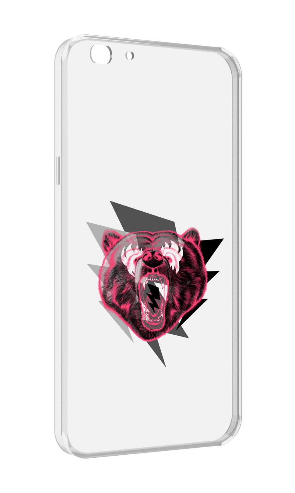

Чехол MyPads грозовой медведь для Oppo A77/F3 (2017 год), Прозрачный, Tocco