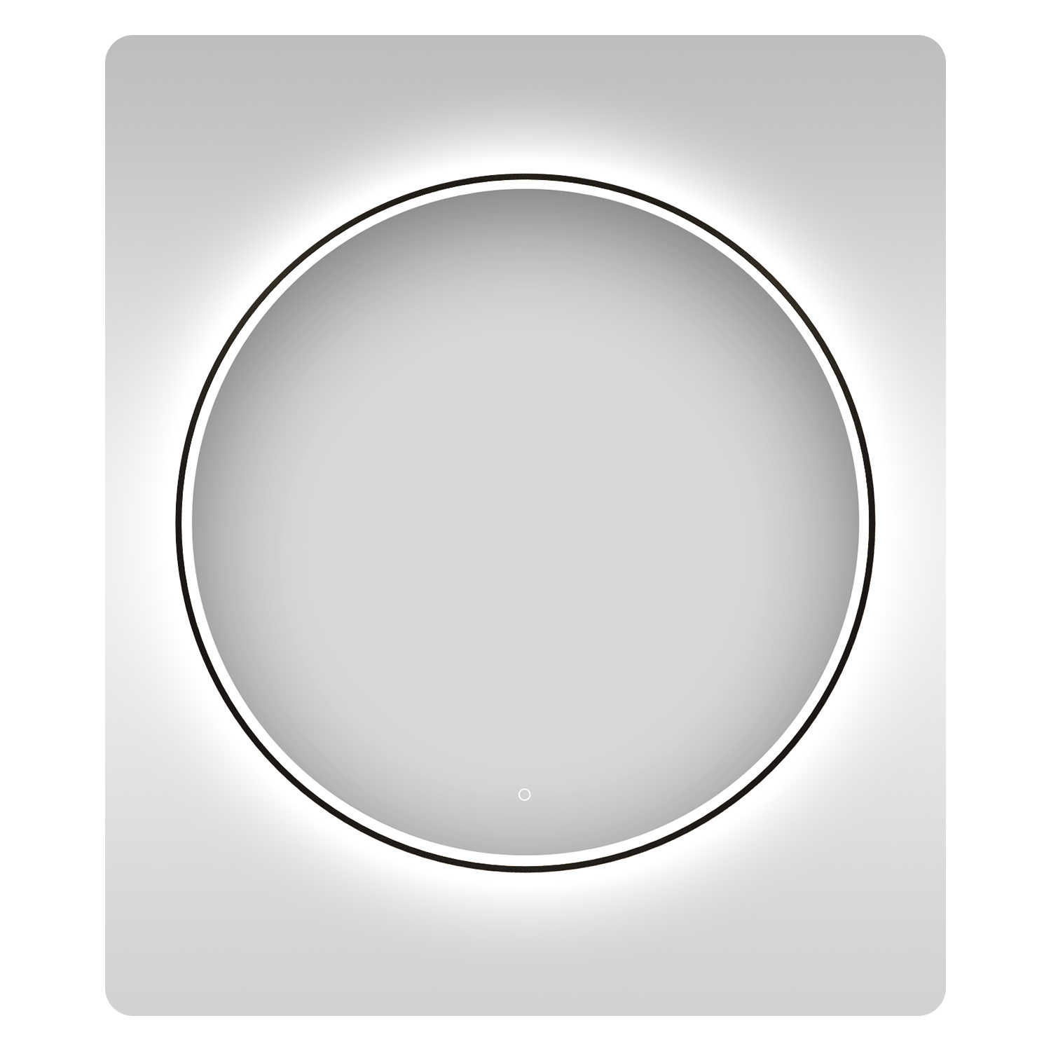 Влагостойкое зеркало с подсветкой для ванной Wellsee 7 Rays' Spectrum 172200260, 90 см