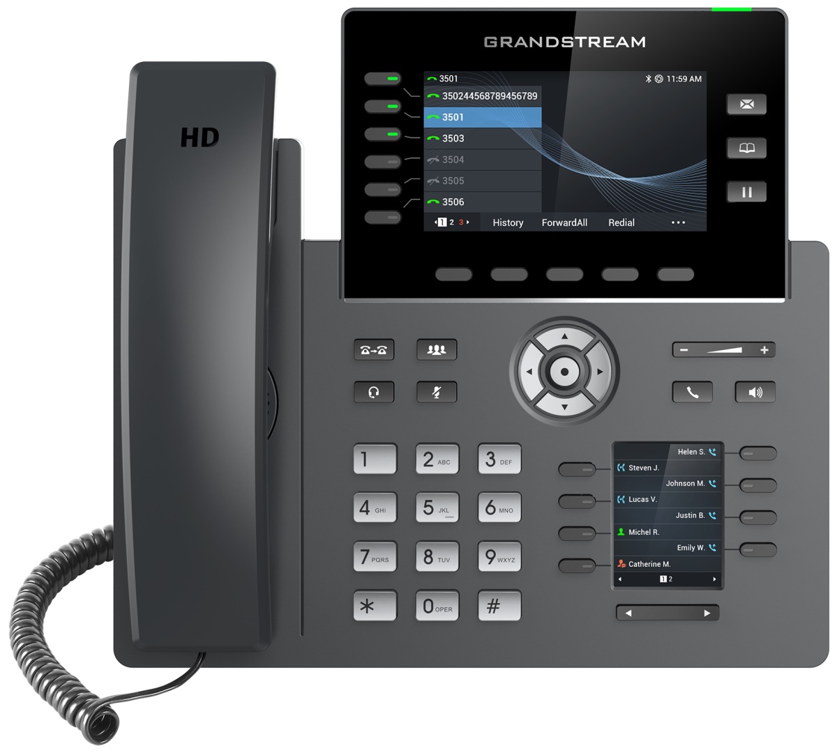 фото Ip-телефон grandstream black (grp2616)