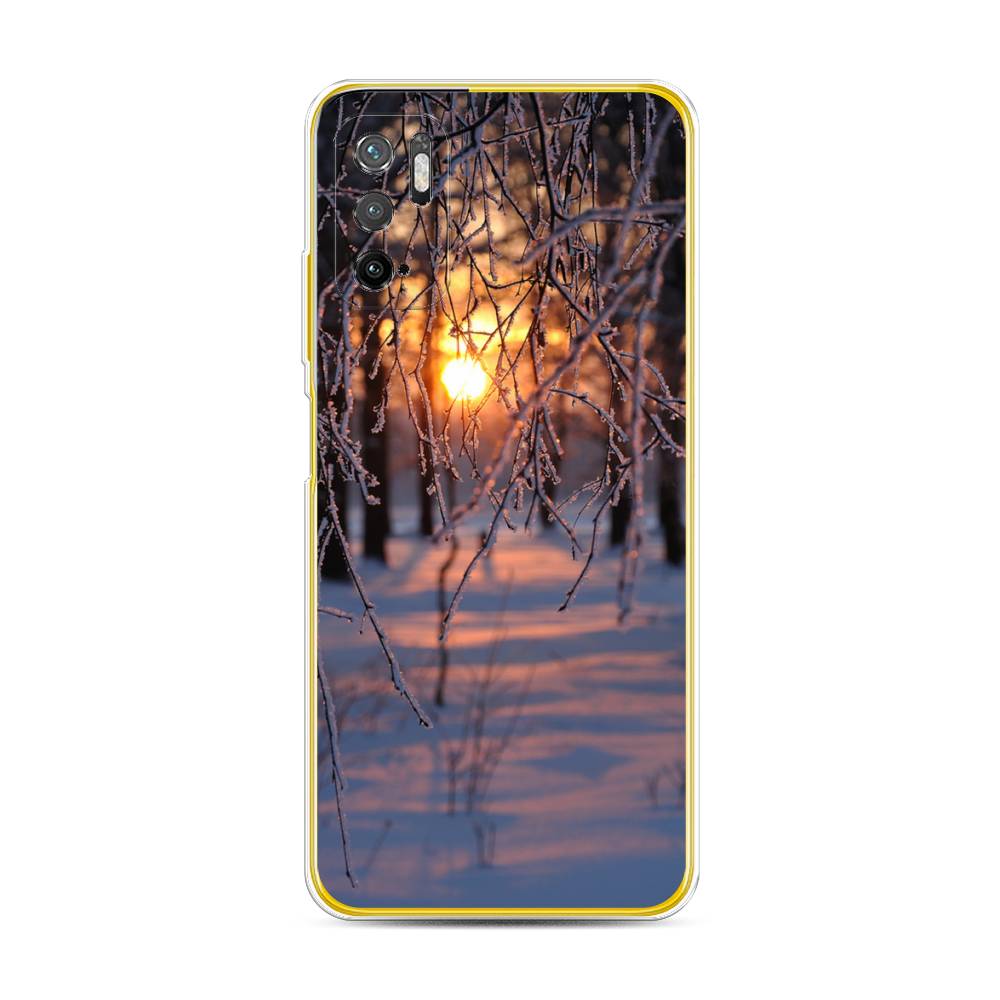 

Чехол на Xiaomi Poco M3 Pro "Зима 7", Оранжевый;розовый;черный, 311050-2