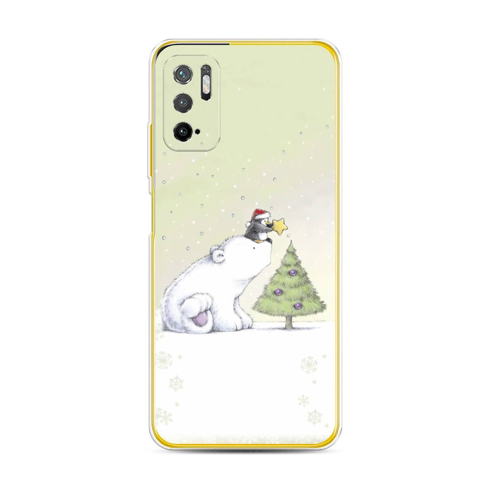 

Чехол на Xiaomi Poco M3 Pro "Украшение елки", Белый;бежевый, 311050-5