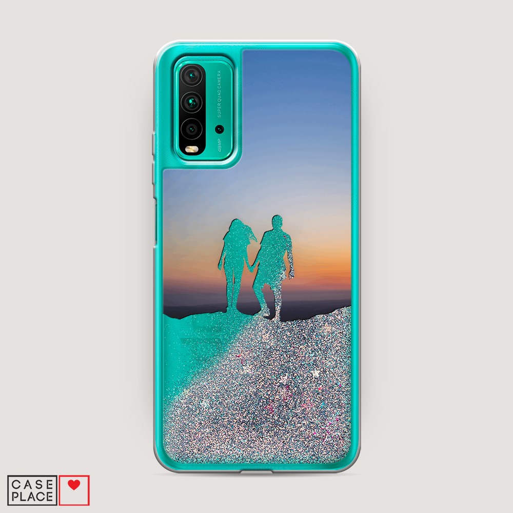 

Чехол Awog на Xiaomi Redmi 9T "Пара на краю света", Разноцветный, 39891-1