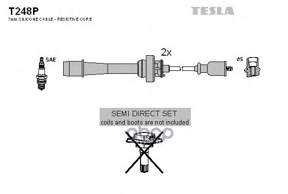 фото T248p-tsl к-кт проводов mazda 323 f vi/mpv ii/premacy 1.8-2.0 99> tesla