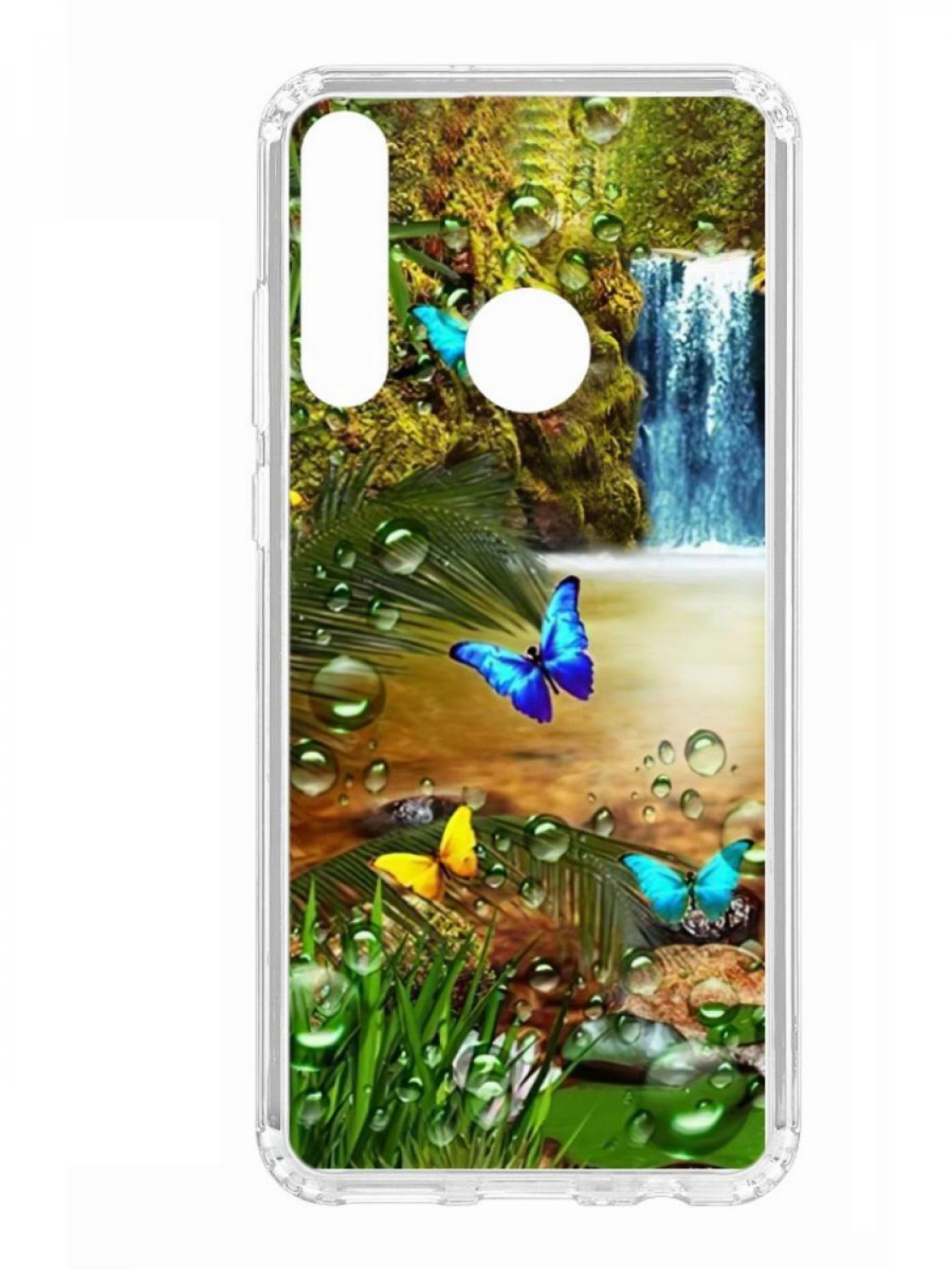 

Чехол для смартфона Huawei Y6p 2020 КRUЧЕ Print прозрачный с принтом, Разноцветный