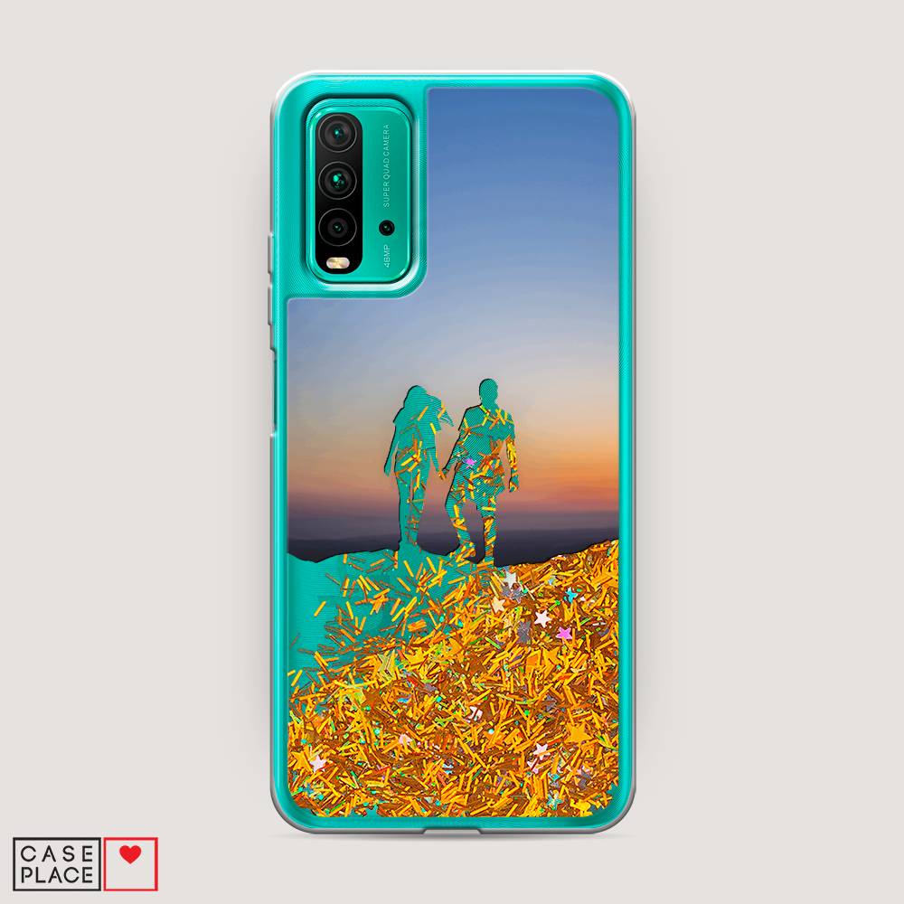 

Чехол Awog на Xiaomi Redmi 9T "Пара на краю света", Разноцветный, 39890-1