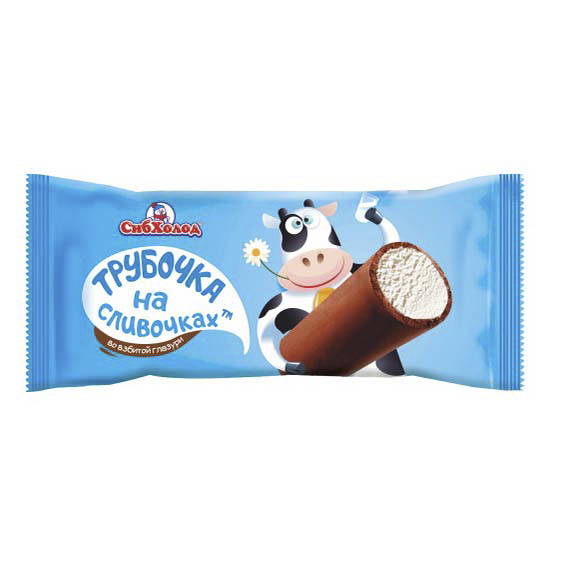 

Мороженое сливочное Пломбир на Сливочках трубочка 12% бзмж 70 г