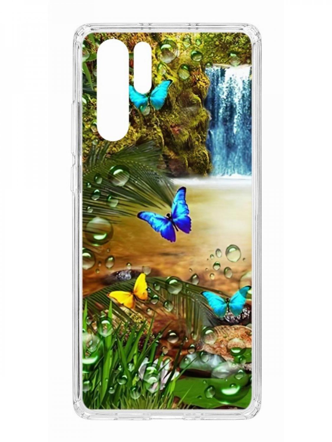 

Чехол для смартфона Huawei P30 Pro КRUЧЕ Print прозрачный с принтом, Разноцветный