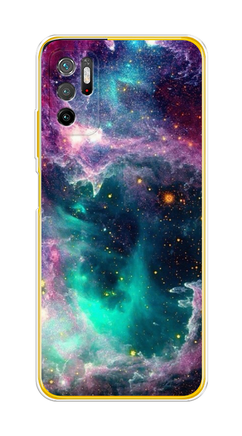 

Чехол на Xiaomi Poco M3 Pro "Звездные облака", Розовый;бежевый, 311050-2