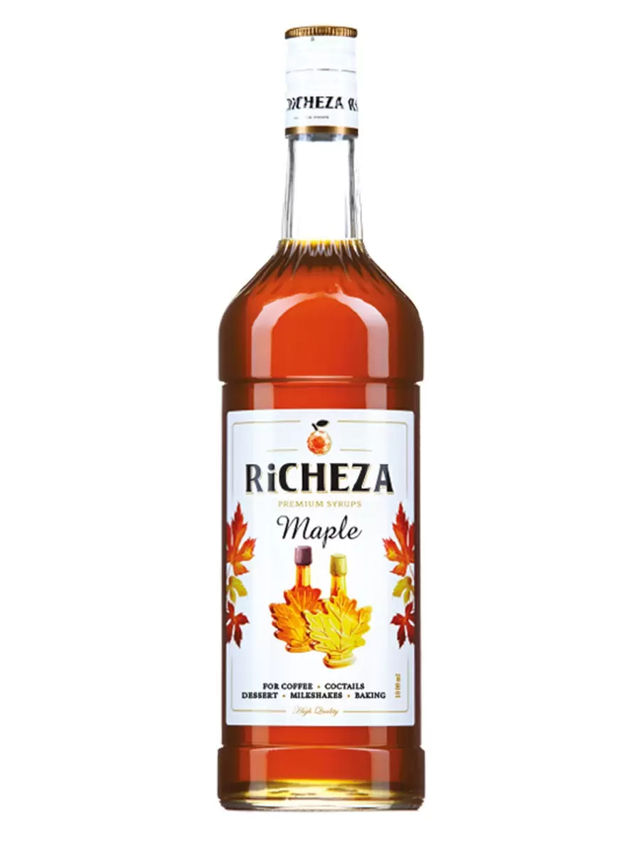 Сироп для кофе и коктейлей Кленовый 1 литр, RICHEZA