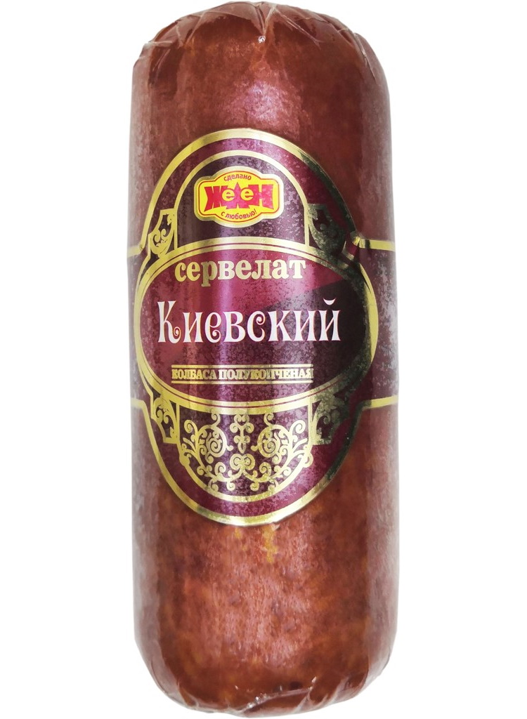 

Колбаса Желен Сервелат Киевский полукопченая 350 г
