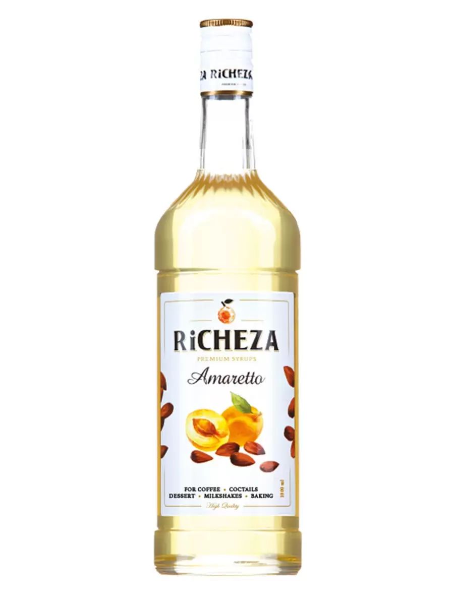 

Сироп для кофе и коктейлей Амаретто 1 литр, RICHEZA