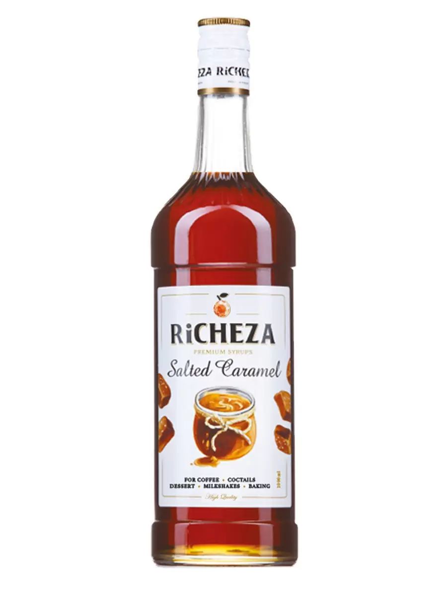 

Сироп для кофе и коктейлей Соленая карамель 1 литр, RICHEZA