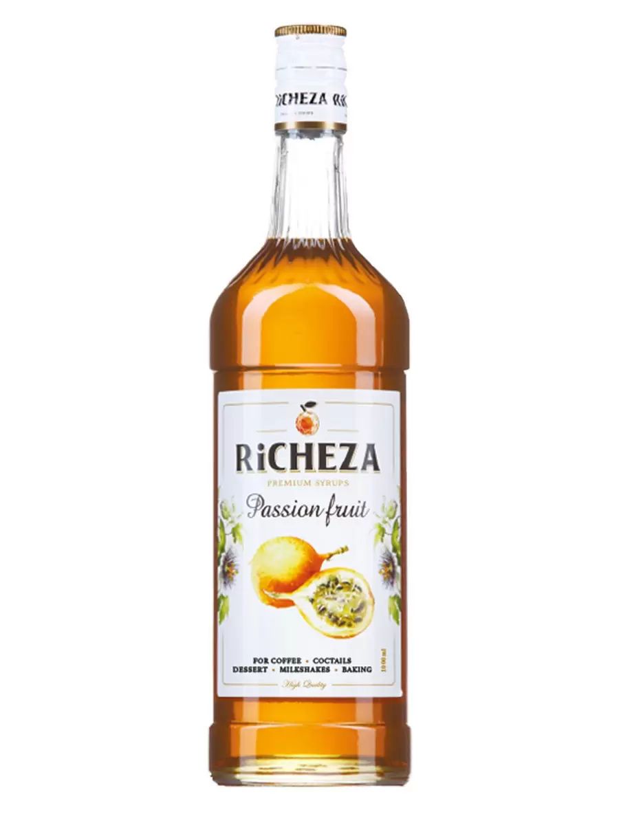 Сироп для кофе и коктейлей Маракуйя 1 литр RICHEZA 980₽