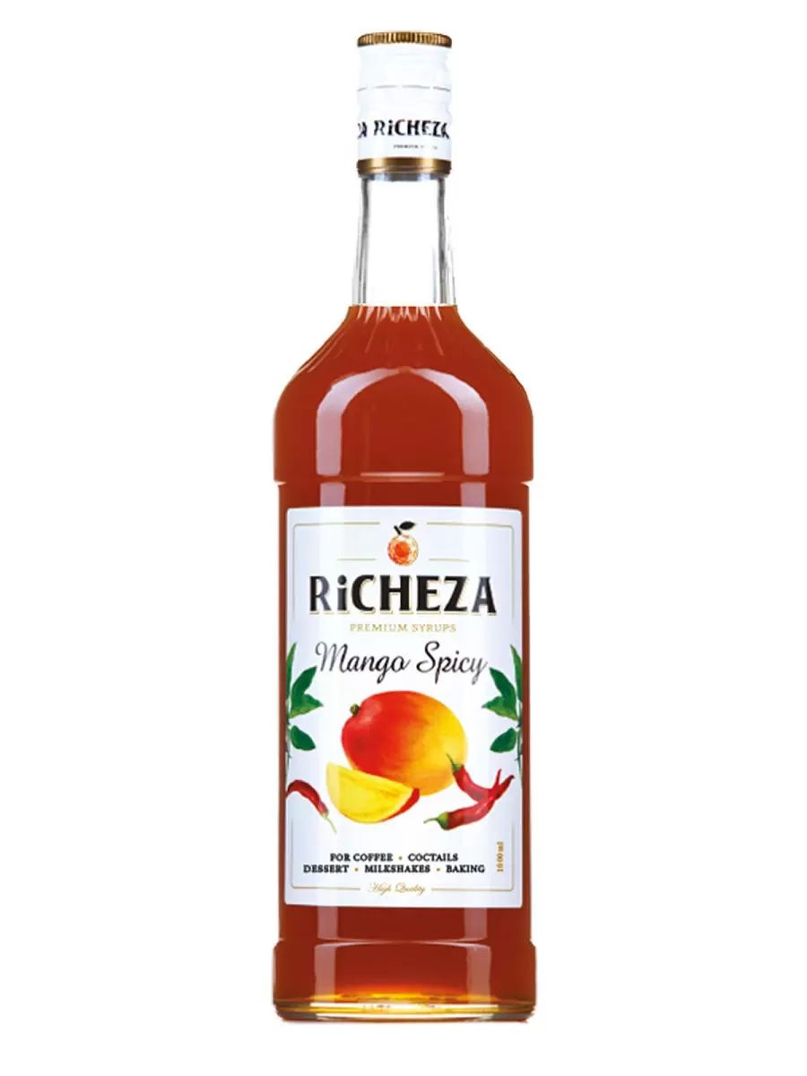 

Сироп для кофе и коктейлей Пряное манго 1 литр, RICHEZA