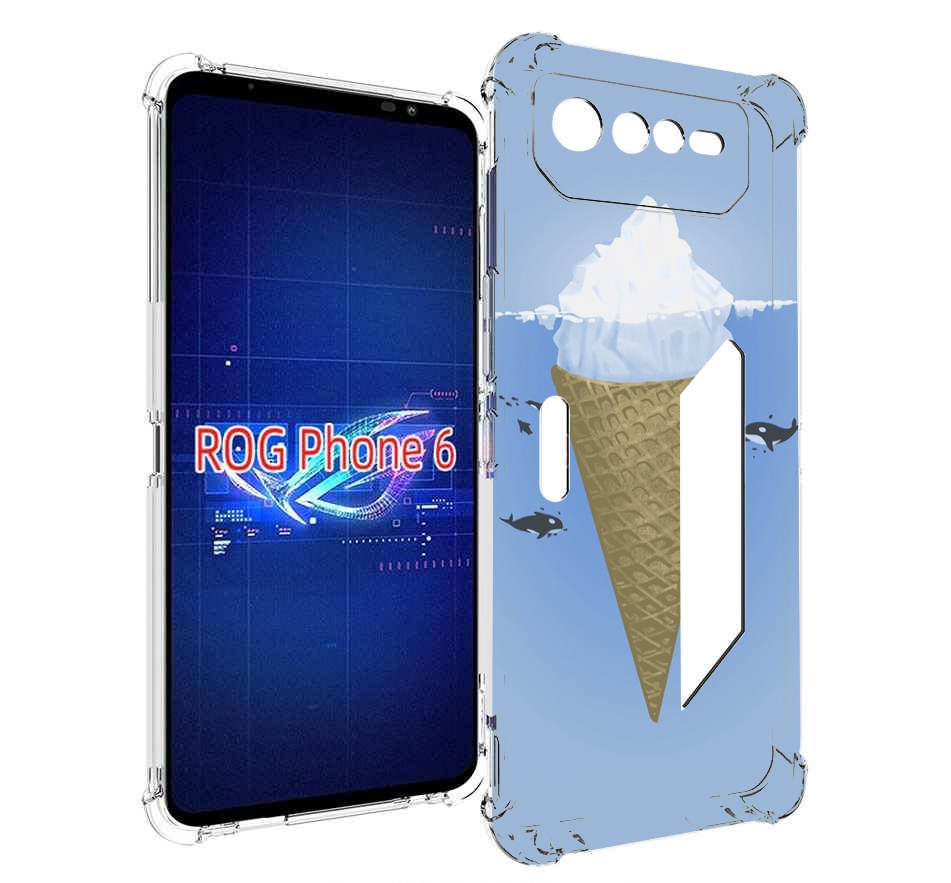 

Чехол MyPads мороженное-у-косаток для Asus ROG Phone 6, Прозрачный, Tocco