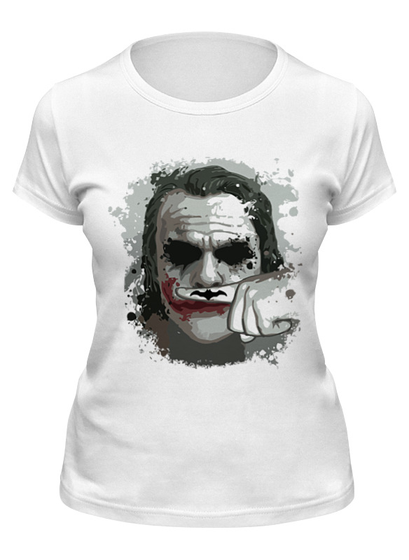 

Футболка женская Printio Джокер (joker) белая 2XL, Джокер (joker)