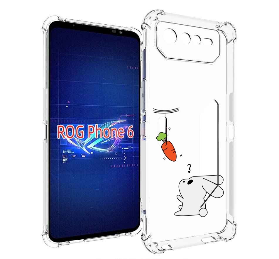 

Чехол MyPads морковка детский для Asus ROG Phone 6, Прозрачный, Tocco