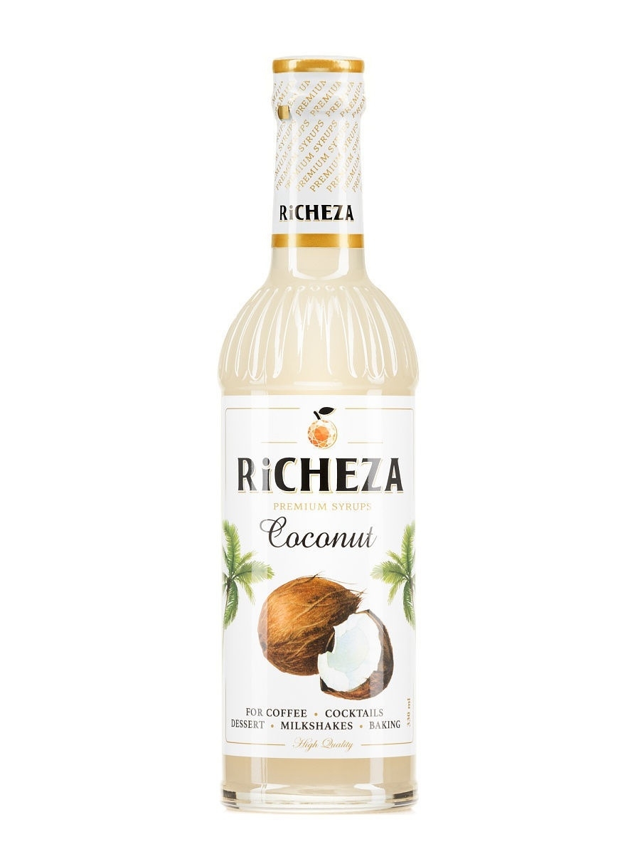 

Сироп для кофе и коктейлей 0,33 литра Кокос, RICHEZA