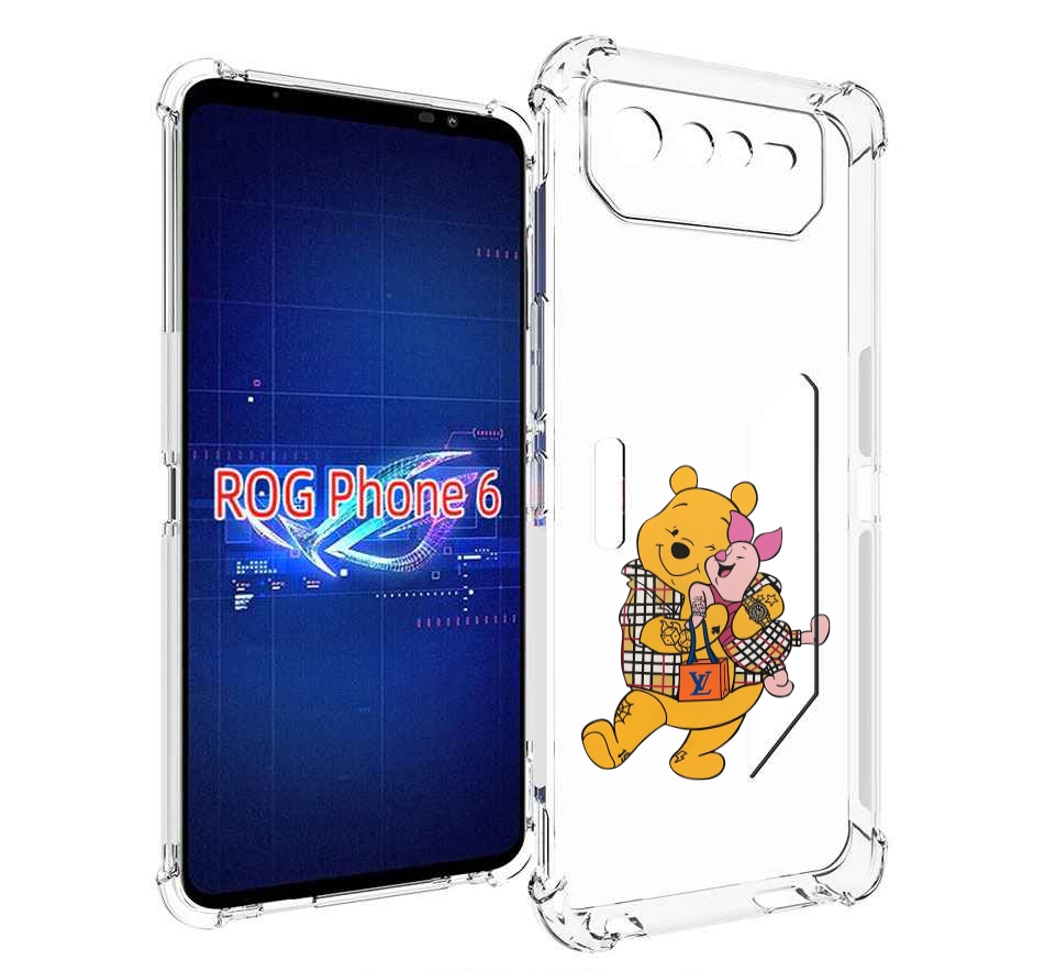 

Чехол MyPads модный-медведь-из-винни-пуха для Asus ROG Phone 6, Прозрачный, Tocco