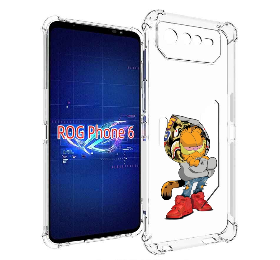 

Чехол MyPads модный-котяра детский для Asus ROG Phone 6, Прозрачный, Tocco
