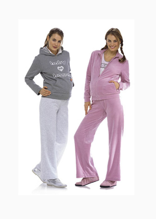 

Выкройка Burda 7999 Спортивный костюм для беременных