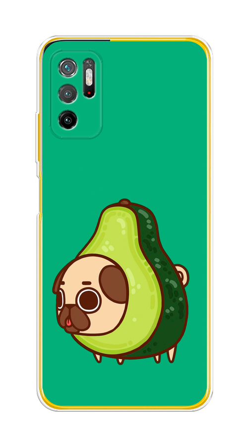 

Чехол на Xiaomi Poco M3 Pro "Мопс авокадик", Зеленый, 311050-1